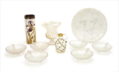 Lot 435 - A Daum clear glass jug