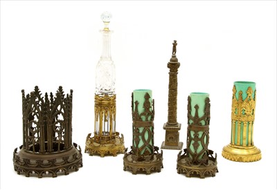 Lot 436 - A clear glass bottle and stopper