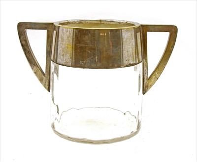 Lot 87 - A silver-plated 'Meteor' wine cooler