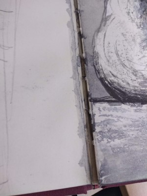Lot 135 - HENRY MOORE: Sketchbook, 1980.