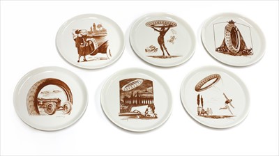 Lot 415 - RARE PIRELLI MOTORING PLATES