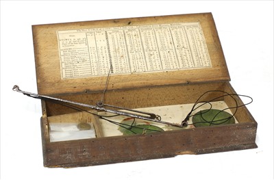 Lot 1005 - A cased coin scale