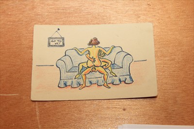 Lot 229 - WWII EROTIC DRAWINGS