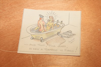 Lot 229 - WWII EROTIC DRAWINGS