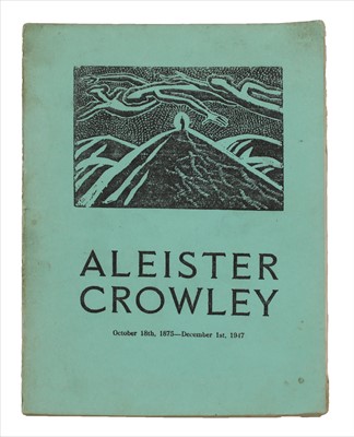 Lot 38 - Aleister Crowley (1875-1947)