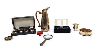 Lot 36 - A collection of silver items