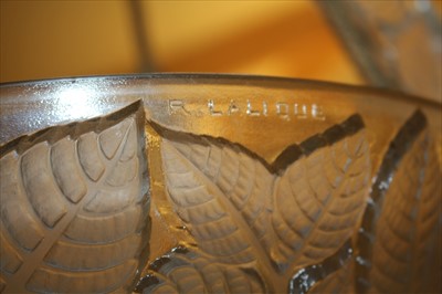 Lot 110 - A pair of Lalique 'Charmes' glass plaffoniers