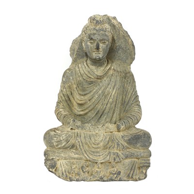Lot 68 - A Gandhara grey schist Buddha