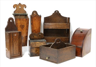 Lot 59 - A collection of seven treen items
