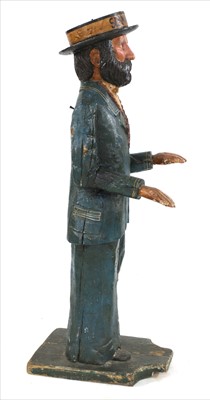 Lot 94 - 'SEAMAN'S HOME' WOODEN FIGURE