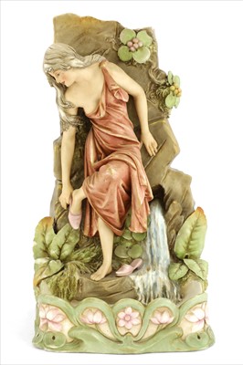 Lot 81 - A Royal Dux spill holder