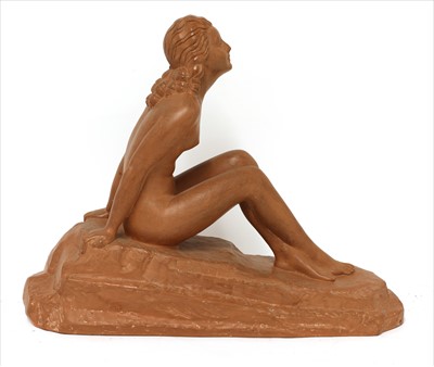 Lot 405 - An Art Deco terracotta figure of a nude