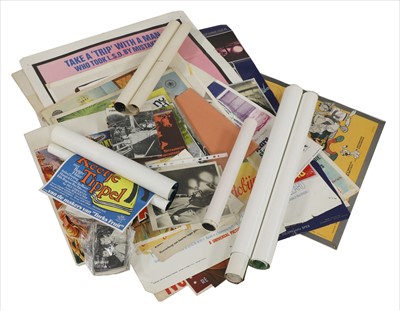 Lot 571 - A collection of film and music posters