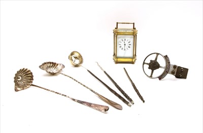 Lot 231 - An early 20th century French carriage clock