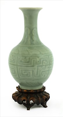 Lot 31 - A Chinese celadon vase