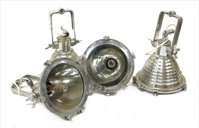 Lot 403 - Four metal lights
