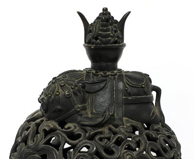 Lot 70 - A Chinese bronze incense burner