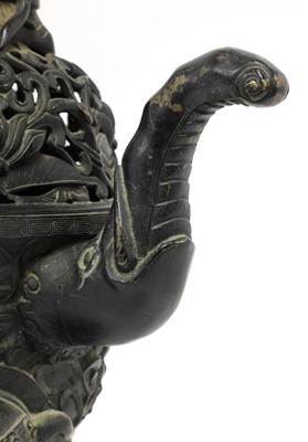 Lot 70 - A Chinese bronze incense burner