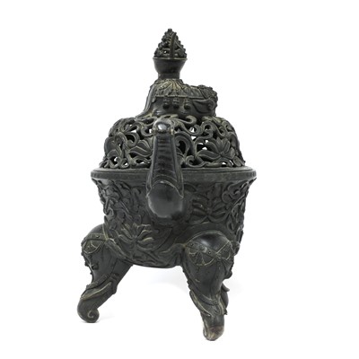 Lot 70 - A Chinese bronze incense burner