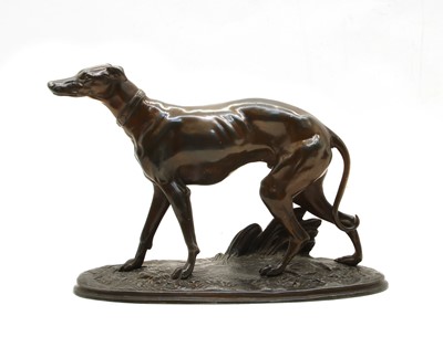 Lot 332 - After Paul-Édouard Delabrièrre, figure of a Whippet