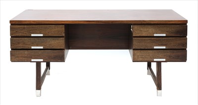 Lot 468 - A rosewood desk