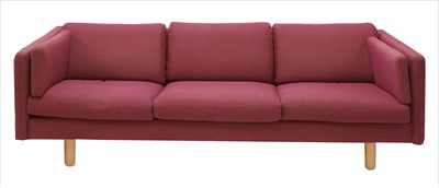 Lot 542 - A Danish three-seater settee