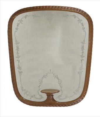 Lot 551 - A Italian moulded mirror