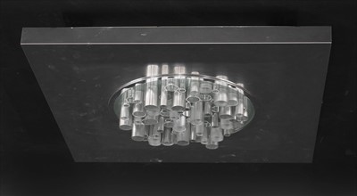 Lot 489 - A Biagio steel and aluminium wall sculpture