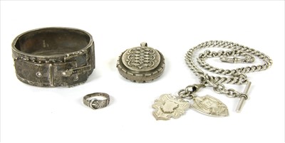 Lot 2 - A quantity of Victorian sterling silver jewellery