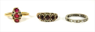 Lot 21 - Three gold rings