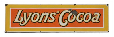 Lot 103 - 'Lyons Cocoa'