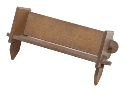 Lot 240 - An oak bookrack