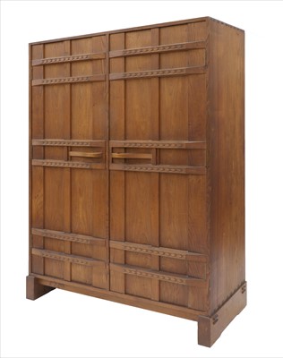 Lot 259 - An oak wardrobe