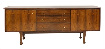 Lot 439 - An Indian rosewood sideboard