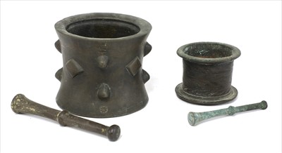 Lot 397A - A Persian bronze mortar