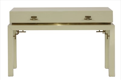 Lot 619 - A lacquered side table