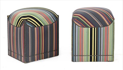 Lot 617 - A pair of contemporary stools