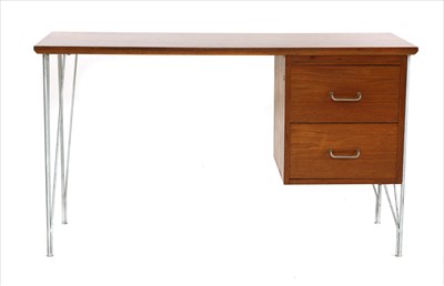 Lot 284 - A Danish teak desk