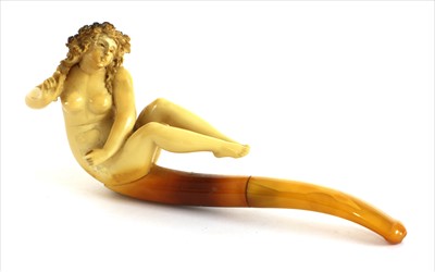 Lot 148 - An unusual meerschaum pipe