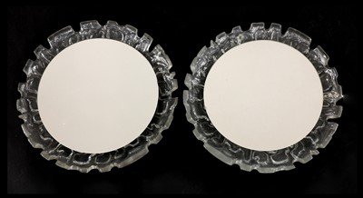 Lot 415 - Two moulded plastic wall mirrors