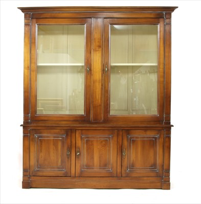 Lot 407 - A cupboard bookcase