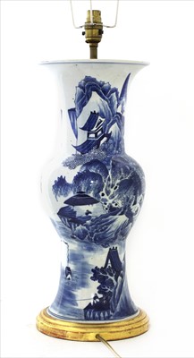 Lot 185 - A Chinese blue and white vase