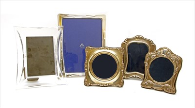 Lot 127 - Three silver photograph frames