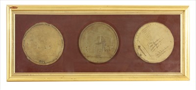 Lot 247 - Three wax manuscript seals
