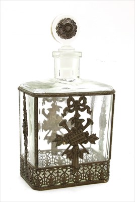 Lot 165 - A 19th century French dressing table bottle and stopper