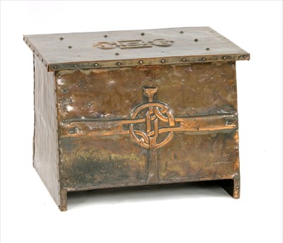 Lot 37 - An Arts & Crafts fire box