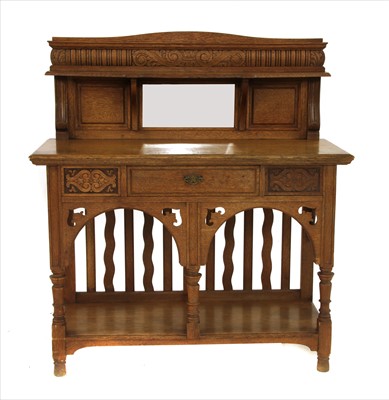 Lot 10 - An Arts & Crafts oak hall table