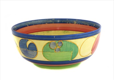 Lot 156 - A Clarice Cliff 'Pastel Melon' pattern bowl
