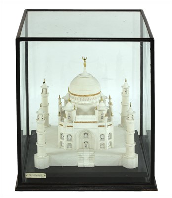 Lot 357 - A CASED TAJ MAHAL MODEL