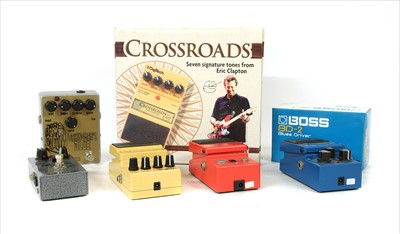 Lot 579 - A group of five guitar effects pedals
